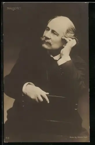 AK Portrait des Komponisten Massenet