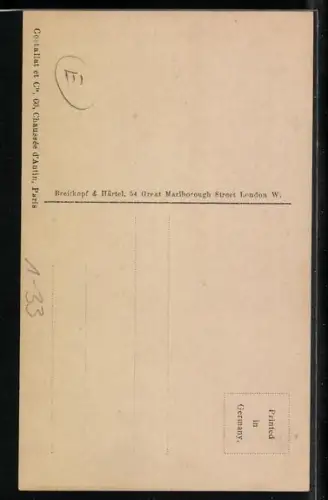 AK Portrait des Komponisten Massenet