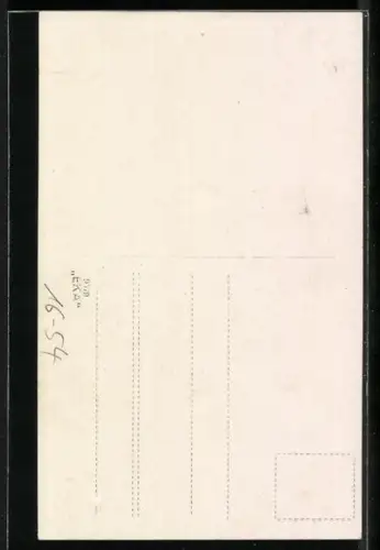 Foto-AK Paar in Tracht in einer Studiokulisse