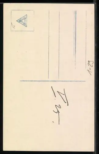 AK Paul von Hindenburg, der Reichspräsident stehend in seiner Stube