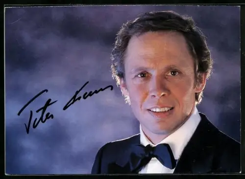 AK Musiker Peter Kraus, En-face Portrait, Autograph