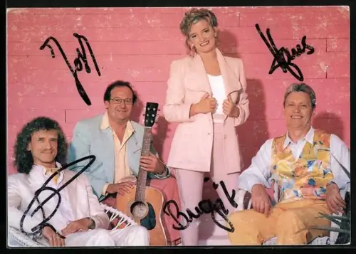 AK Fernando Express, Portrait der Musikgruppe, Autograph