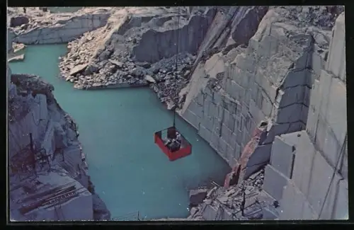 AK Barre, VT, Rock of Ages Granite Quarry, Lift