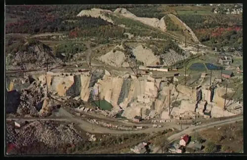 AK Barre, VT, Rock of Ages Granite Quarry, Aerial View
