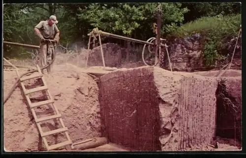 AK Swanton, VT, Oriental Red marble quarry