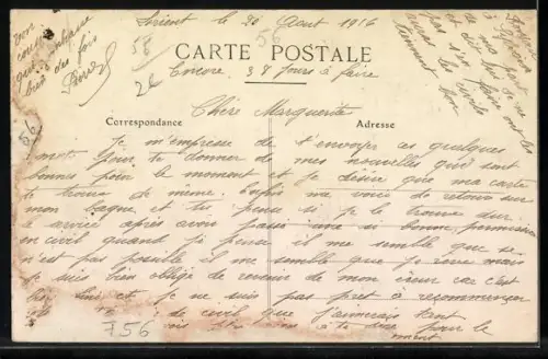 AK Lorient, La Salle des Fêtes et le Cours des Quais, Strassenbahn