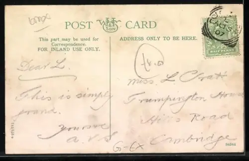 AK Colchester, North Hill, Strassenbahn