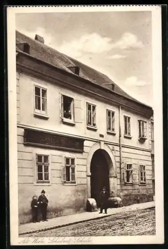 AK Alt-Wien, Schubert-Schule, Säulengasse 3