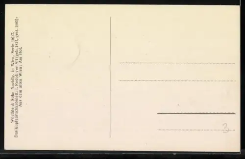 AK Alt-Wien, Am Hof, Strassenpartie