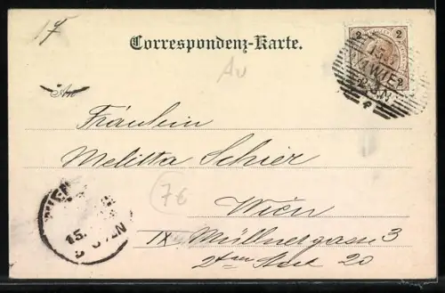 AK Alt-Wien, Hundsthurmer-Linie, Johannagasse, Bürgerspitalgrund