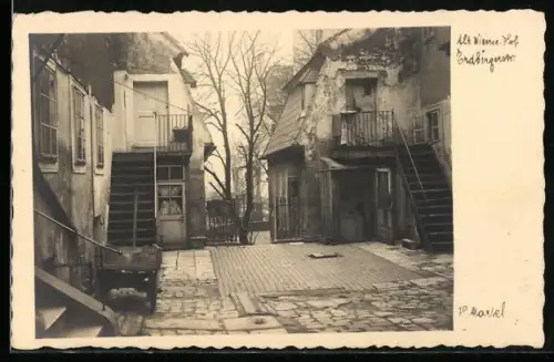 AK Alt-Wien, Hof in der Erdbergerstrasse