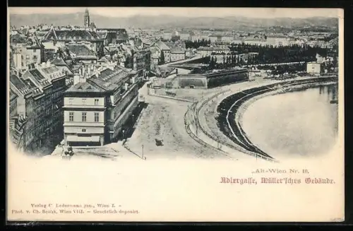 AK Alt-Wien, Adlergasse, Müller'sches Gebäude