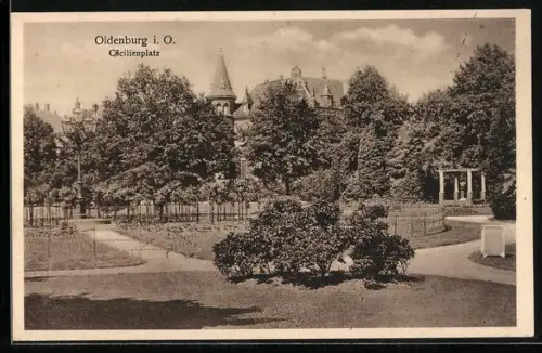 AK Oldenburg i. O., Cäcilienplatz