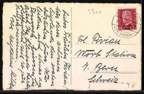 AK Siegen, Blick auf das Schloss