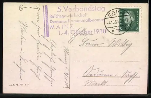 AK Mainz, Kaiserbrücke