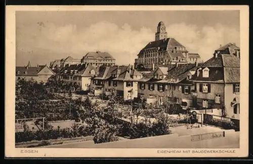AK Essen, Eigenheim, Baugewerkschule