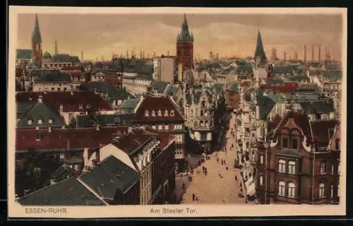 AK Essen-Ruhr, Am Steeler Tor, Stadtansicht