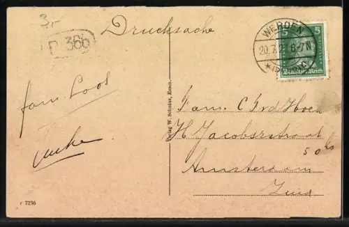 AK Essen, Blick ins Ruhrtal