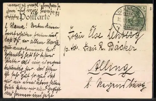 AK Essen a. d. Ruhr, Stadtpanorama mit Kirchen