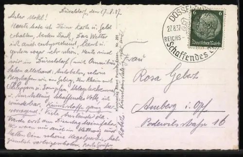 AK Werden, Stauwerk, Baldeneyer See