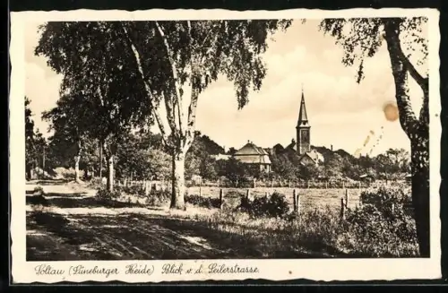 AK Soltau /Lüneburger Heide, Blick v. d. Seilerstrasse