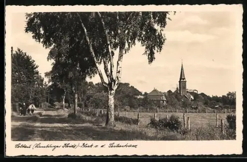AK Soltau /Lüneburger Heide, Blick von der Seilerstrasse