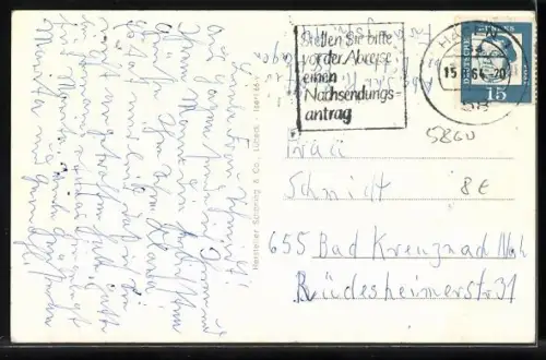 AK Iserlohn, Alexanderhöhe, Rathausplatz, Jugendherberge, Sparkasse, Wermingserstrasse, Seilersee