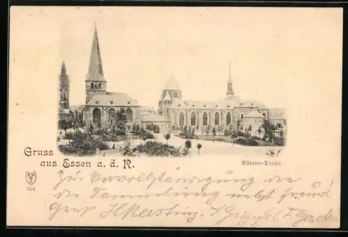 AK Essen a. d. R., Münster-Kirche