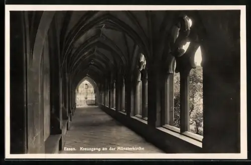 AK Essen, Kreuzgang an der Münsterkirche