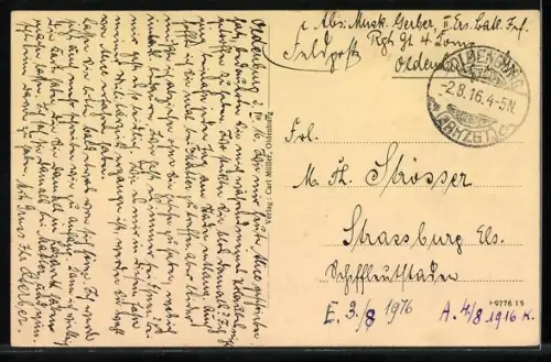 AK Oldenburg i. Gr., Cäcilienplatz