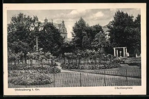 AK Oldenburg i. Gr., Cäcilienplatz