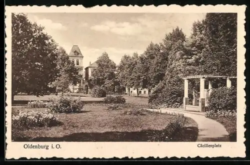 AK Oldenburg i. O., Cäcilienplatz