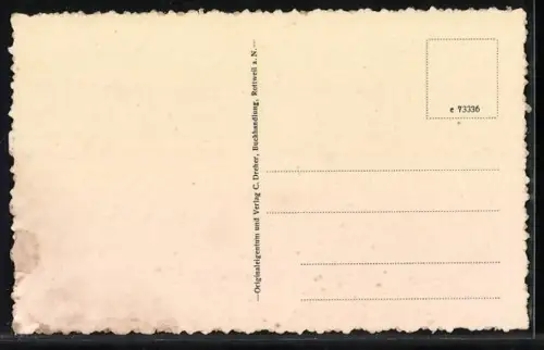 AK Rottweil a. N., Inneres der Heiligkreuzkirche