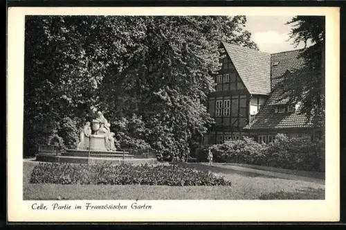AK Celle, Partie im Französischen Garten