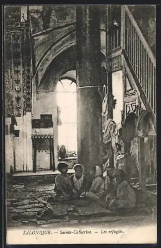 AK Salonique, Sainte-Catherine, Les réfugies