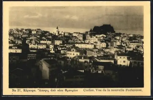 AK Corfou, Vue de la nouvelle Forteresse