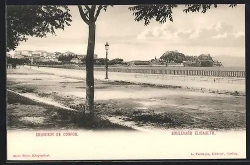 AK Corfou, Boulevard Elisabeth