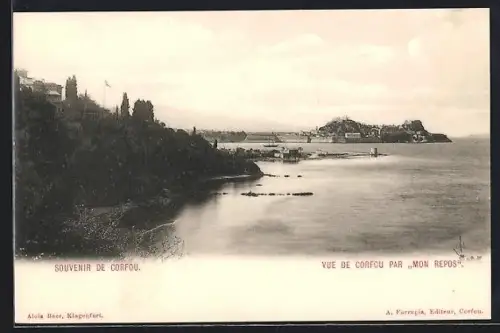 AK Corfou, Vue de par Mon Repos