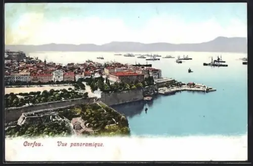 AK Corfou, Vue panoramique