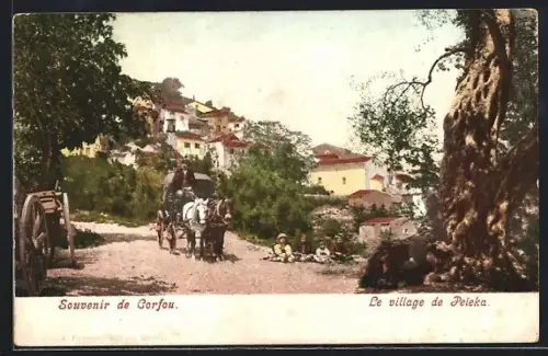 AK Corfou, Le Village de Peleka