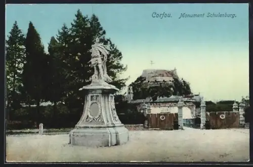 AK Corfou, Monument Schulenburg