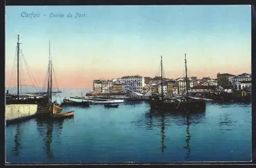 AK Corfou, Entrée du Port