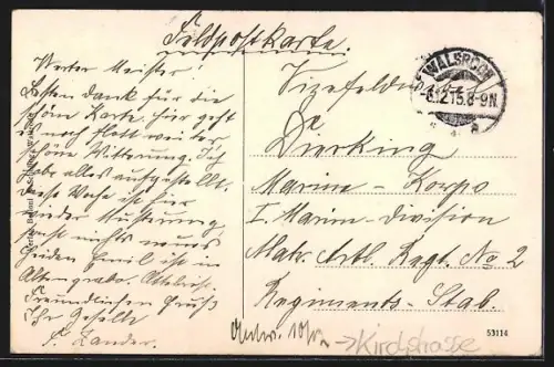 AK Walsrode, Kreissparkasse in der Kirchstrasse