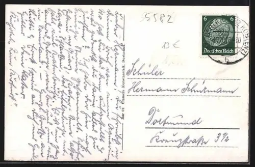 AK Bad Bertrich, Cafe Restaurant Elfenmühle mit Gartenlokal