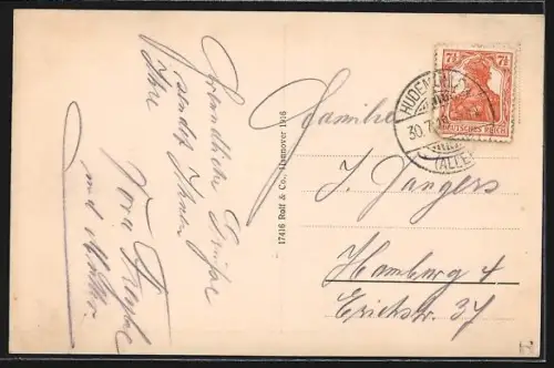 AK Hudemühlen, Kirche, Gut