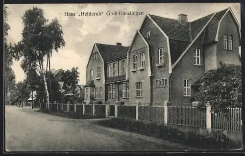 AK Gross-Häuslingen, Hotel Haus Heideruh