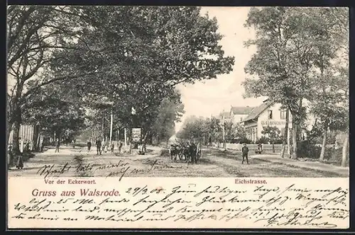 AK Walsrode, Vor der Eckerwort, Eichstrasse