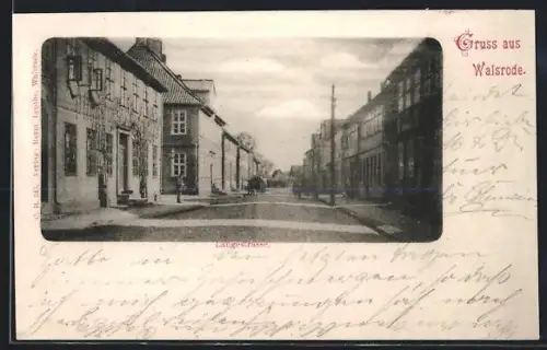 AK Walsrode, Partie in der Langestrasse