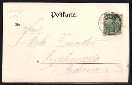 AK Walsrode, Partie in der Langestrasse