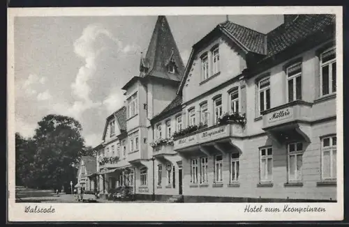 AK Walsrode, Hotel zum Kronprinzen